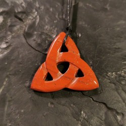 Jaspe rouge - Pendentif pièce unique 4 - 1er chakra